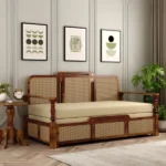 Royal sheesham affordable sofa bed with mattress