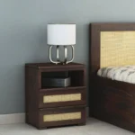 Royal sheesham bedside table for small bedroom space