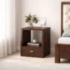 Royal sheesham bedside table with 2 drawers storage - Image 8