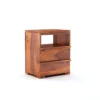 Royal sheesham bedside table with storage cabinet - Image 3