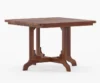Royal sheesham compact 4 seater round dining set for small space - Image 6