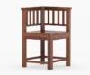 Royal sheesham compact 4 seater round dining set for small space - Image 9