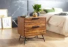 Royal sheesham minimalist bedside table wooden design - Image 5