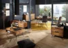 Royal sheesham minimalist bedside table wooden design - Image 3
