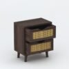 Royal sheesham narrow bedside table for small space - Image 3