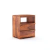 Royal sheesham solid wood bedside table modern style - Image 5