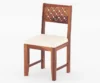 Royal sheesham space saving 4 seater round dining table - Image 11