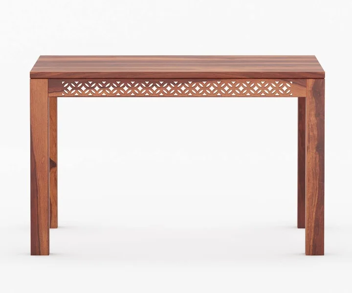 Royal sheesham space saving 4 seater round dining table - Image 4