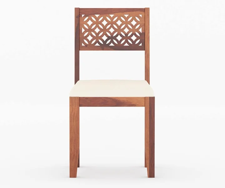 Royal sheesham space saving 4 seater round dining table - Image 6