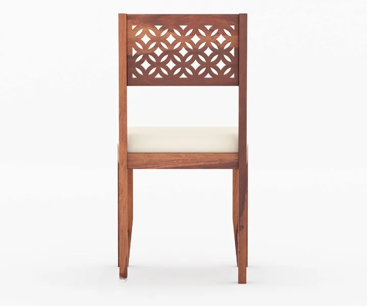 Royal sheesham space saving 4 seater round dining table - Image 8