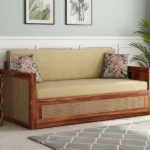 Royal sheesham wooden sofa cum bed latest design