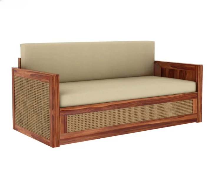 Royal sheesham wooden sofa cum bed latest design - Image 6