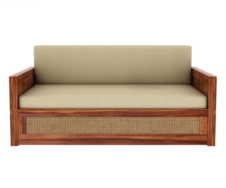 Royal sheesham wooden sofa cum bed latest design - Image 7
