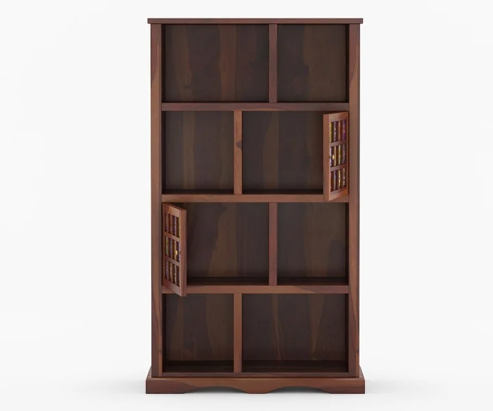 wooden bookshelf with drawers and shelves Royal Sheesham - Image 6