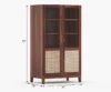 Sheesham wood bookshelf for living room Royal Sheesham - Image 5