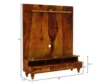 Sheesham wood tv cabinet for living room Royal Sheesham - Image 3