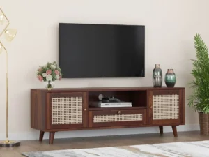 Royal Sheesham Sheesham Wood TV Console Table for Living Room