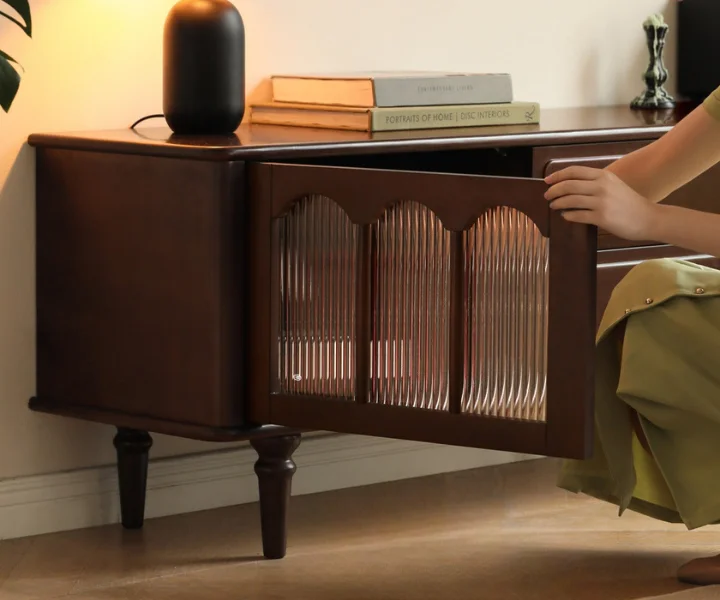 Sheesham wood tv unit with drawers Royal Sheesham - Image 4