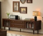 Royal Sheesham Solid Sheesham Wood TV Unit with Drawers for Living Room