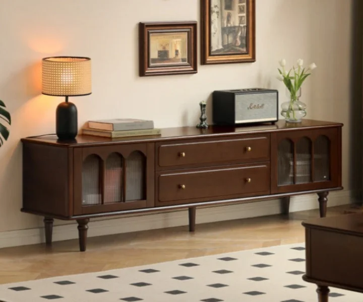 Sheesham wood tv unit with drawers Royal Sheesham - Image 6