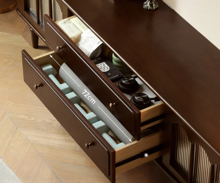 Sheesham wood tv unit with drawers Royal Sheesham - Image 8