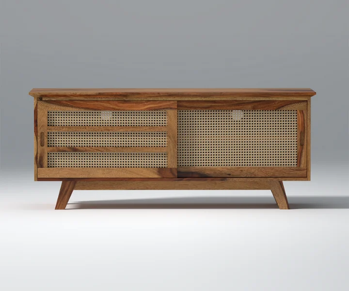 sheesham wood tv unit with storage Royal Sheesham - Image 2