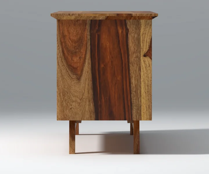 sheesham wood tv unit with storage Royal Sheesham - Image 4