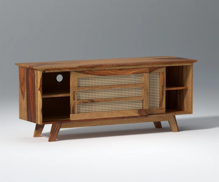 sheesham wood tv unit with storage Royal Sheesham - Image 5