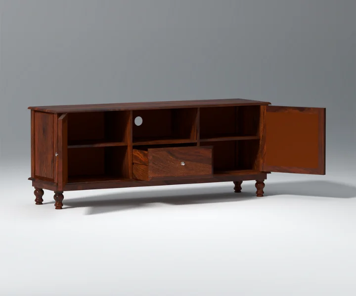 Sheesham wood wall mounted tv unit Royal Sheesham - Image 5