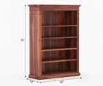 solid sheesham wood book shelves online Royal Sheesham - Image 2