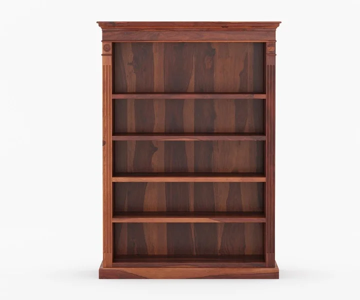 solid sheesham wood book shelves online Royal Sheesham - Image 5