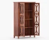 solid sheesham wood bookshelf for living room Royal Sheesham - Image 4