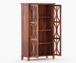 solid sheesham wood bookshelf for living room Royal Sheesham - Image 4