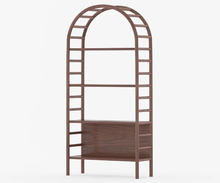 Solid sheesham wood modern book shelves Royal Sheesham - Image 3