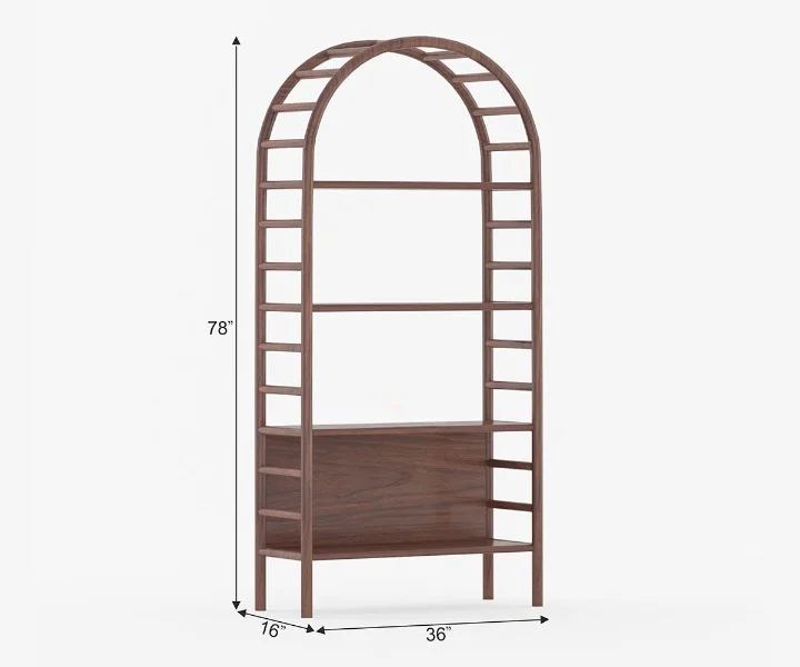 Solid sheesham wood modern book shelves Royal Sheesham - Image 4