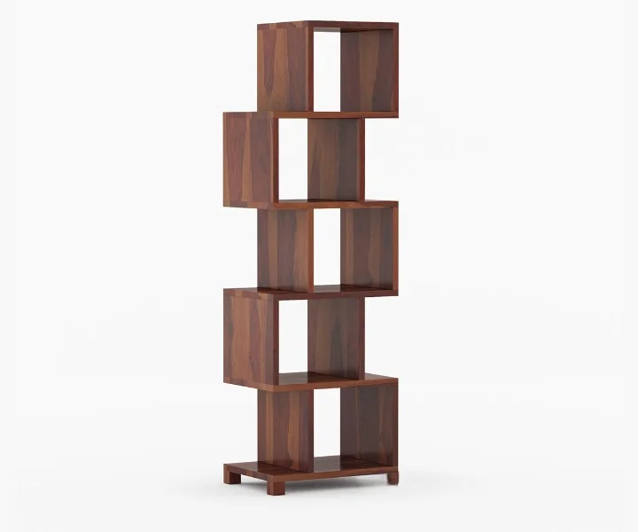solid wood bookshelf modern design Royal Sheesham - Image 3