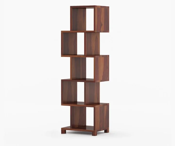 solid wood bookshelf modern design Royal Sheesham - Image 4