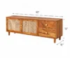 Ashford Sheesham Wood TV Console in Scratch Resistant Provincial Teak Finish - Image 7