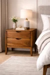 Elite Collection Solid Wood Bedside Cabinet for Bedroom Furniture