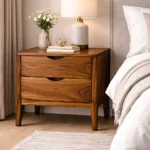 Elite Collection Solid Wood Bedside Cabinet for Bedroom Furniture