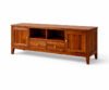 Luxury Solid Sheesham Wood Entertainment TV Unit with Drawers and Cabinets - Image 4