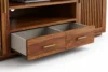 Premium Quality Solid Sheesham Wood TV Unit with Drawers - Image 3
