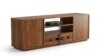 Premium Quality Solid Sheesham Wood TV Unit with Drawers - Image 4