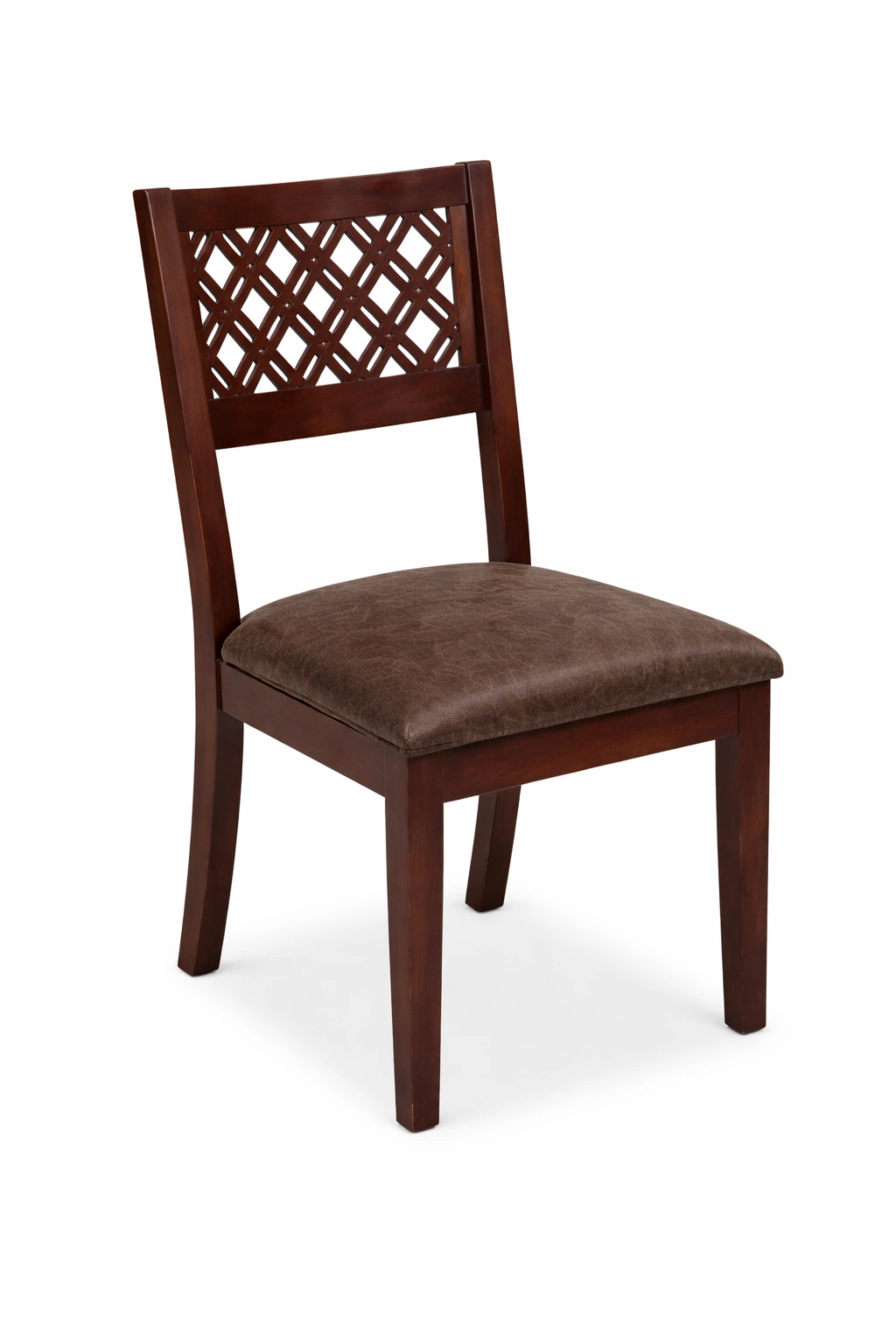 Sheesham Wood 6 Seater Dining Set with Cushioned Chairs Solid Wooden Dining Table Royal Sheesham