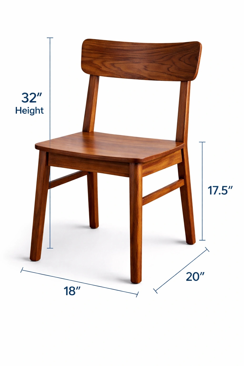 Sheesham wood chair under budget india Royal Sheesham (set of 2) - Image 5