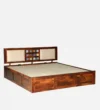 Akasya Solid Sheesham Wood Storage Beds - Image 11