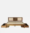 Anish Sheesham Wood Bed With Storage Drawers - Image 8