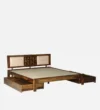 Anish Sheesham Wood Bed With Storage Drawers - Image 5