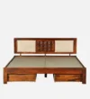 Anisha Solid Sheesham Wood  Bed With Hydraulic Storage - Image 9