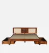 Anisha Solid Sheesham Wood  Bed With Hydraulic Storage - Image 8